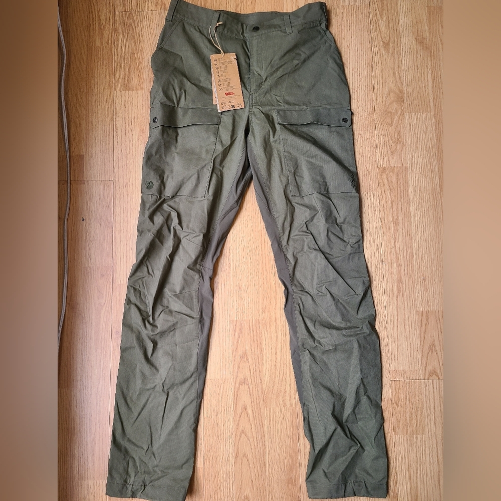 NWT Fjallraven Abisko Hybrid Trail Trouswrs